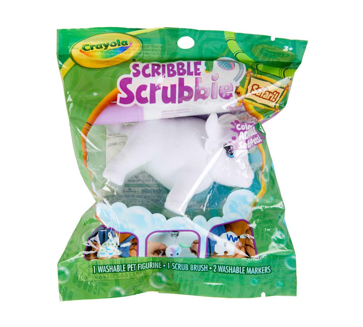 Scribble Scrubbie Safari Animal 1 count