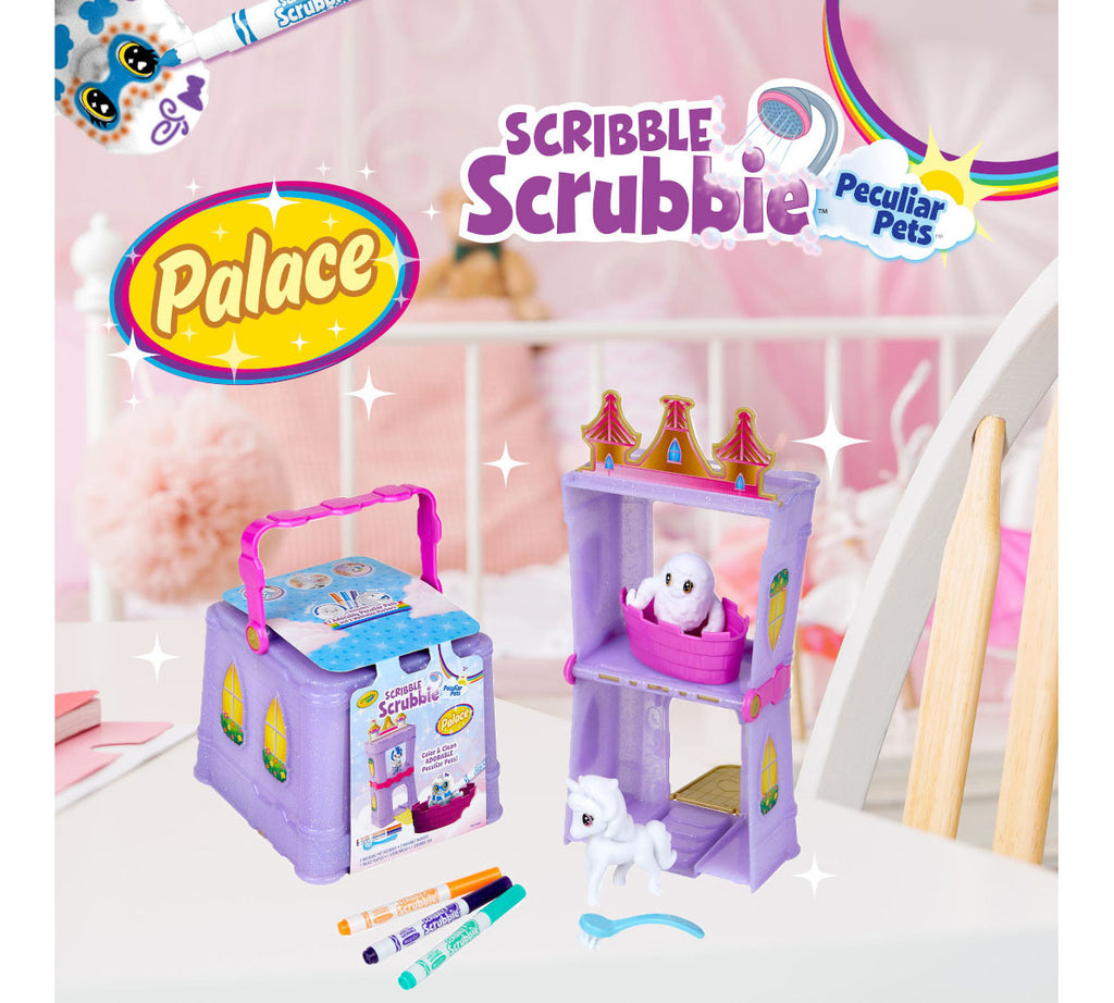Scribble Scrubbie Peculiar Pets Palace Playset