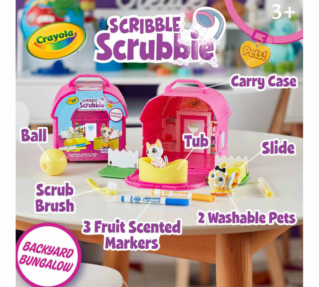 Scribble Scrubbie Pets Backyard Bungalow Playset