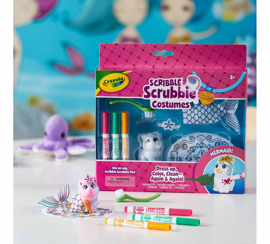 Scribble Scrubbie Pets Mermaid Playset