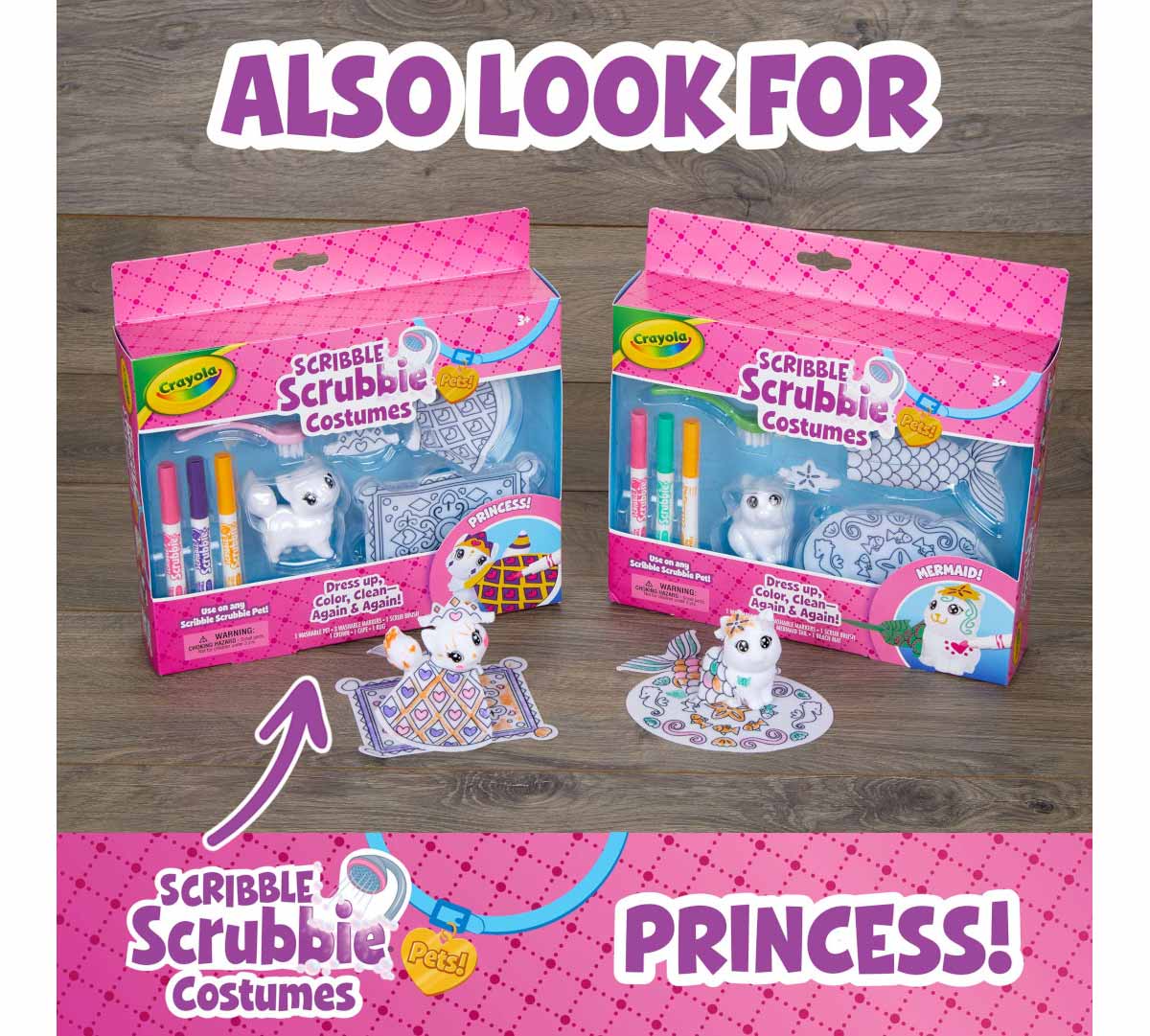 Scribble Scrubbie Pets Mermaid Playset