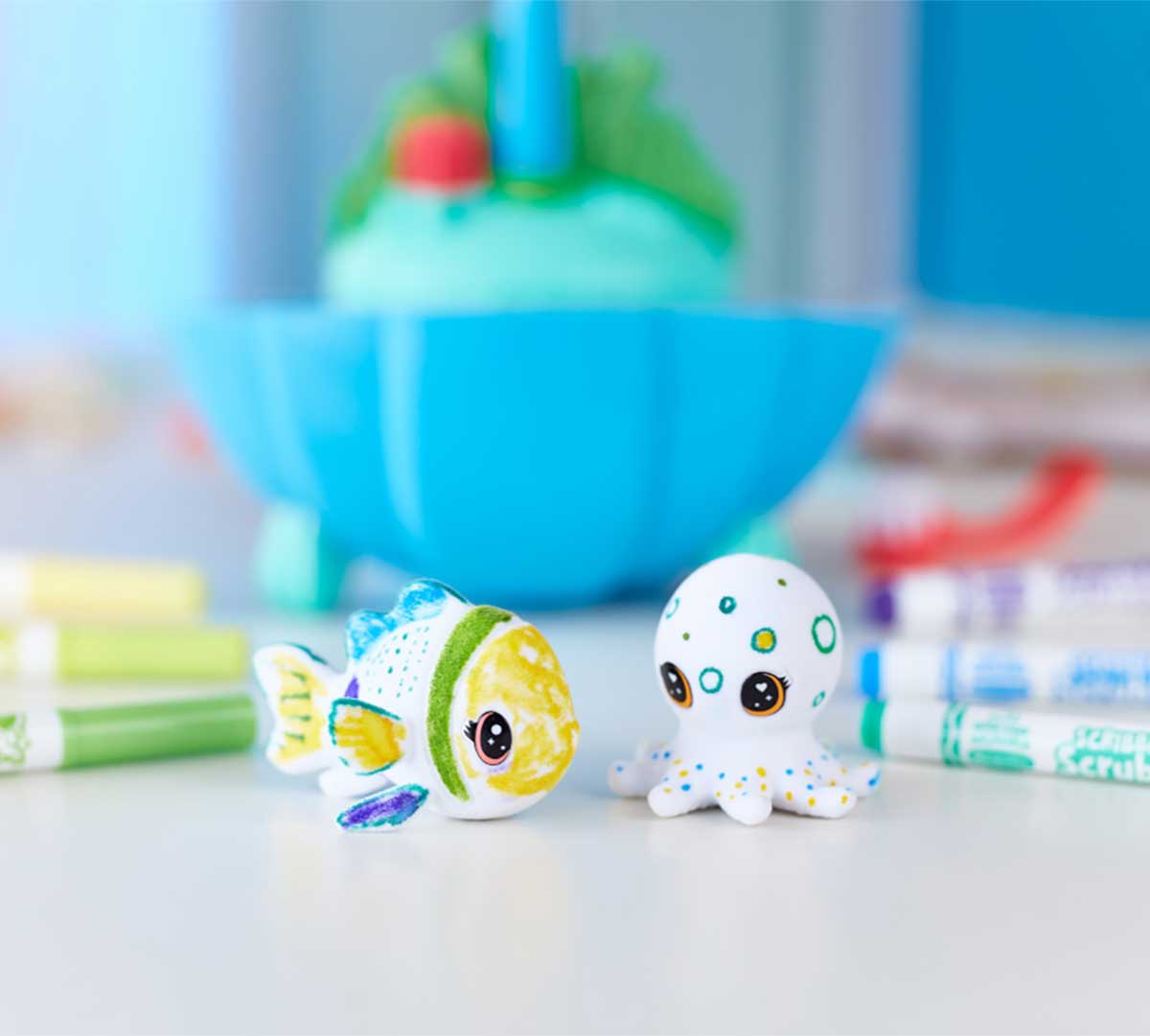 Scribble Scrubbie Pets Blue Lagoon Playset
