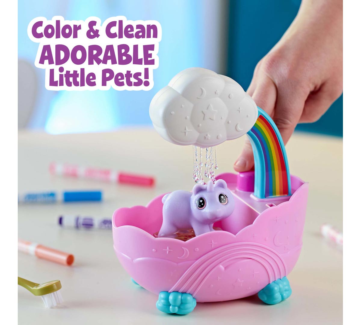 Scribble Scrubbie Peculiar Pets Rainbow Set