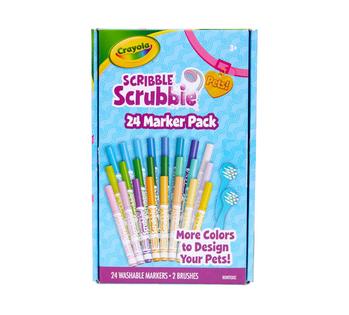 Scribble Scrubbie Pets 24 Count Refill Marker Set