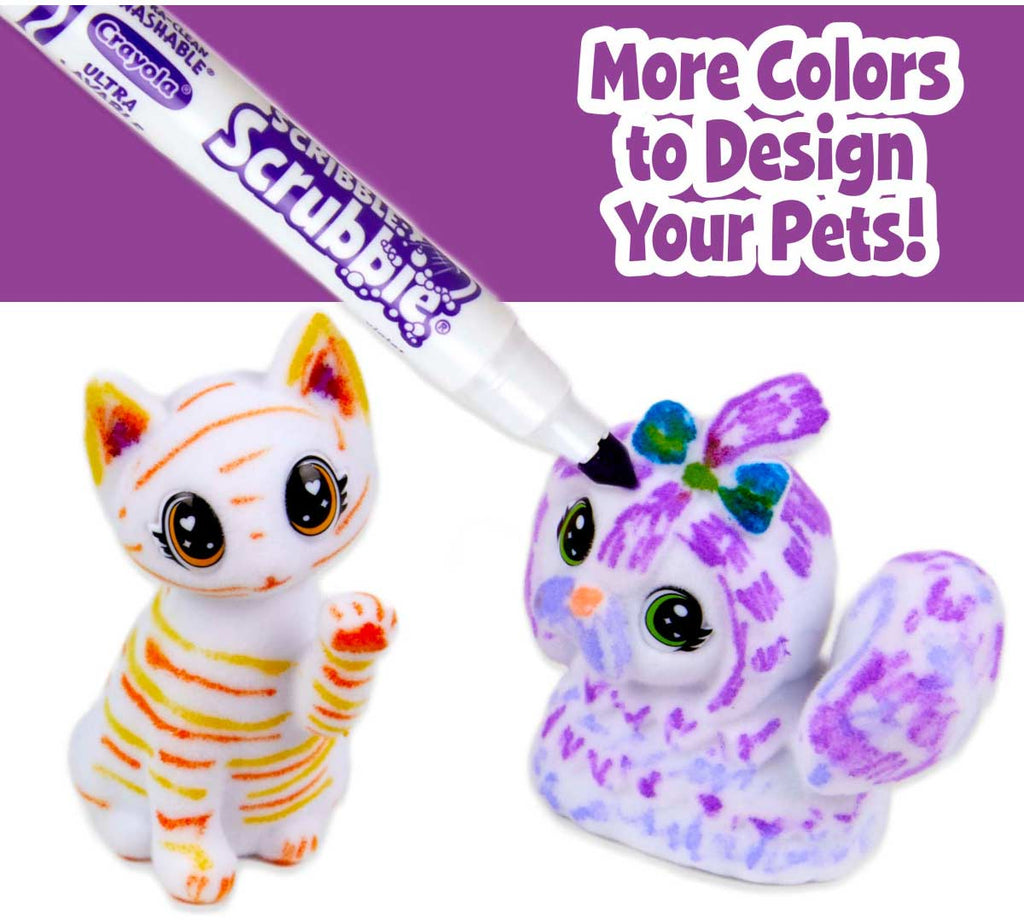 Scribble Scrubbie Pets 24 Count Refill Marker Set
