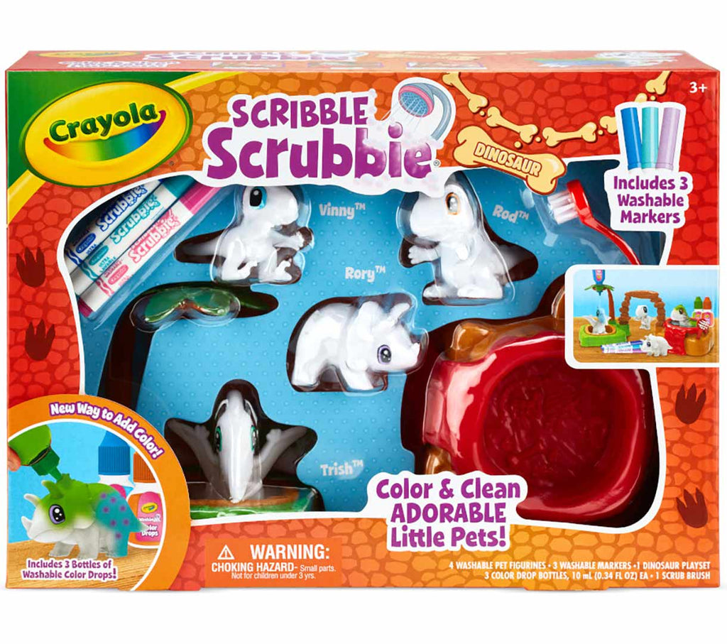 Scribble Scrubbie Pets Dinosaur Island Playset