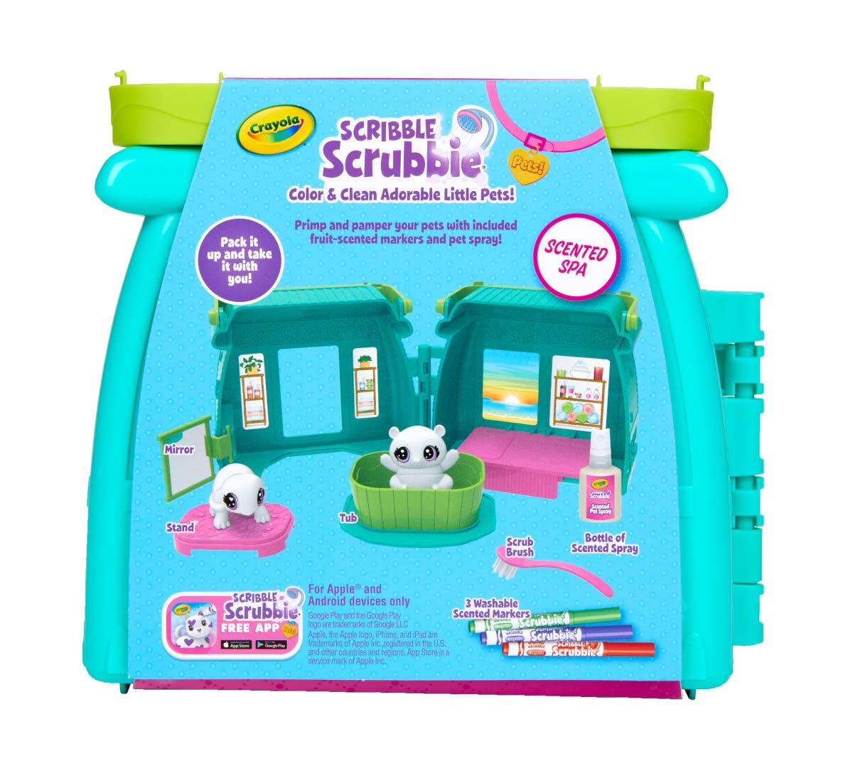Scribble Scrubbie Pets Scented Spa Playset