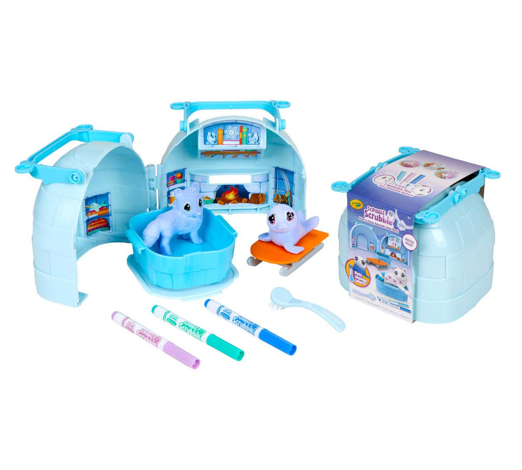 Scribble Scrubbie Pets Arctic Igloo Playset