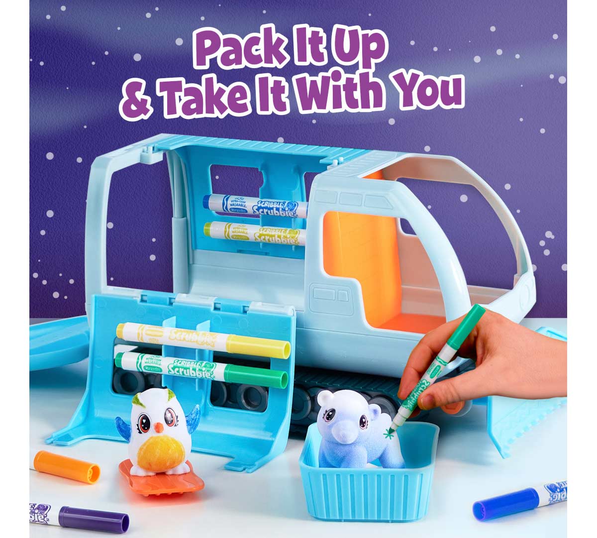 Scribble Scrubbie Pets Arctic Snow Explorer