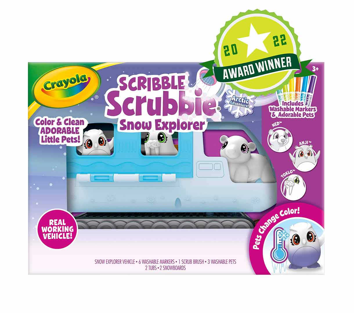 Scribble Scrubbie Pets Arctic Snow Explorer