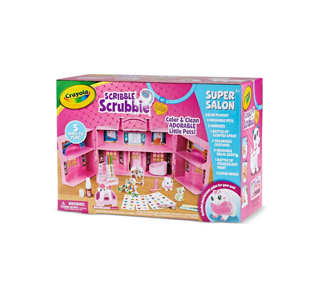 Scribble Scrubbie Pets Super Salon Playset