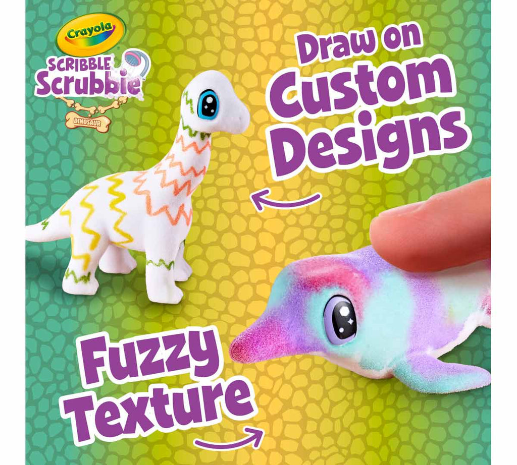 Scribble Scrubbie Pets Dinosaur Waterslide Playset