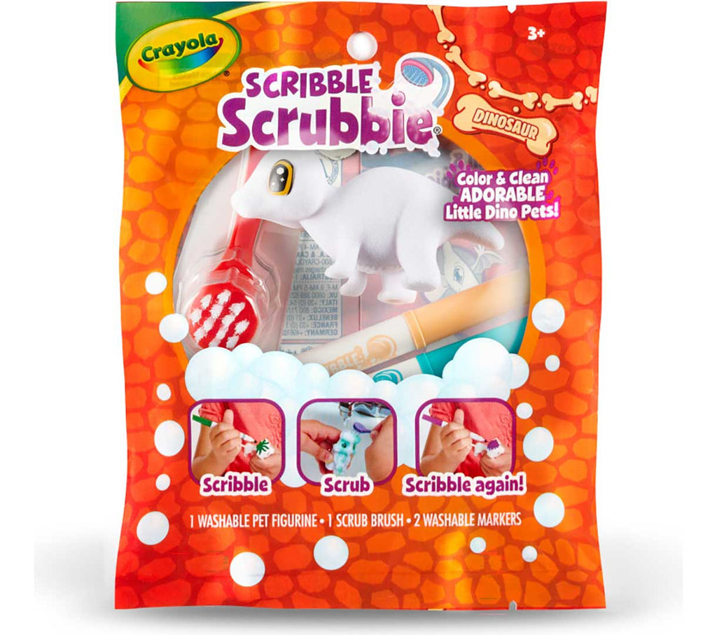 Scribble Scrubbie Dinosaur 1 count