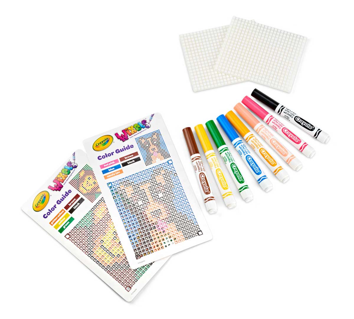 Wixels Animals Activity Kit Pixel Art Coloring Set