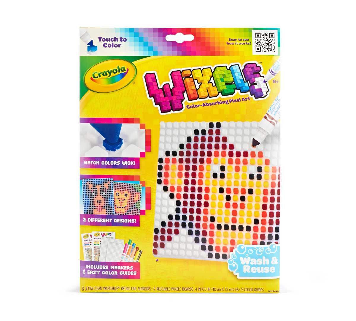 Wixels Animals Activity Kit Pixel Art Coloring Set