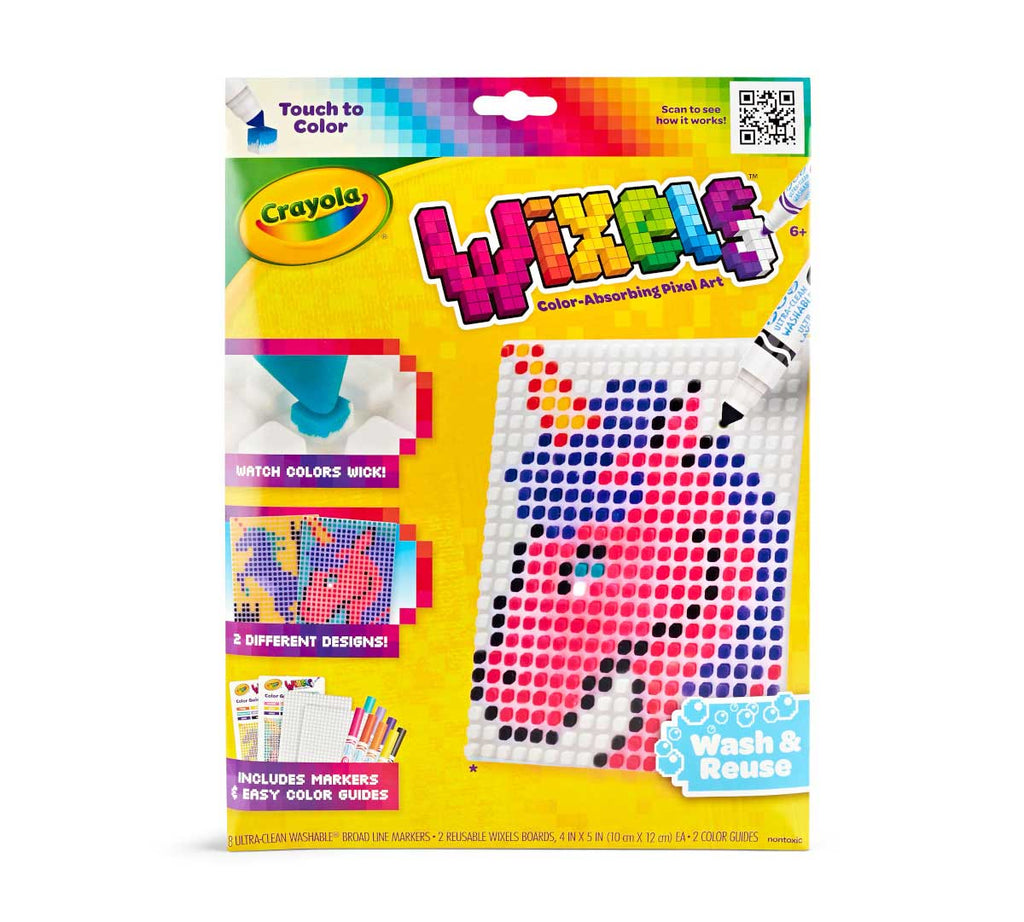 Wixels Unicorn Activity Kit Pixel Art Coloring Set
