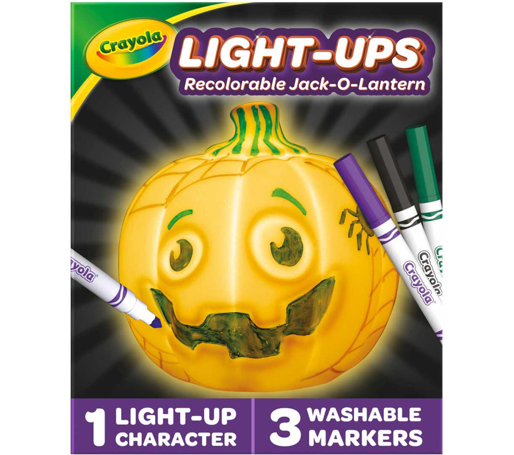 Light-Ups Recolorable Jack-O-Lantern