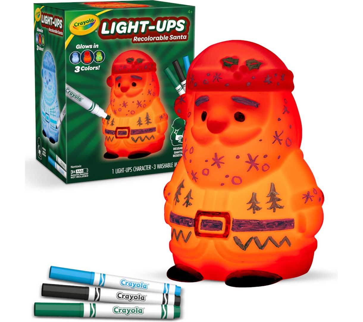Light-Ups Recolorable Santa