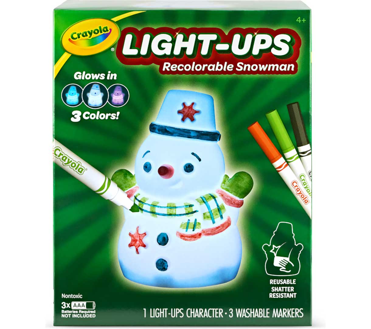 Light-Ups Recolorable Snowman