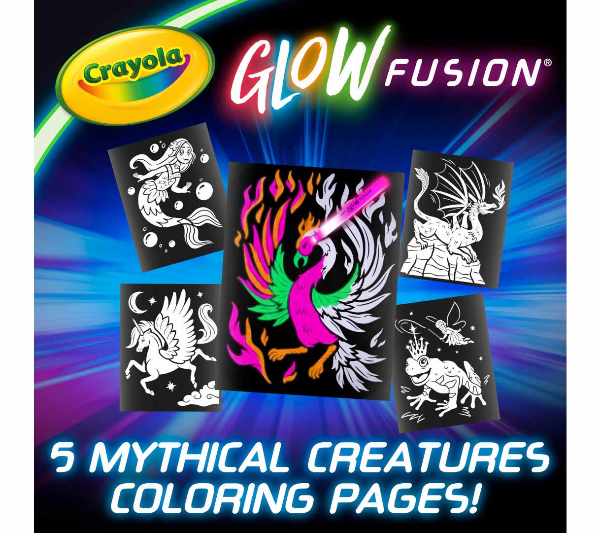 Glow Fusion Mythical Creatures