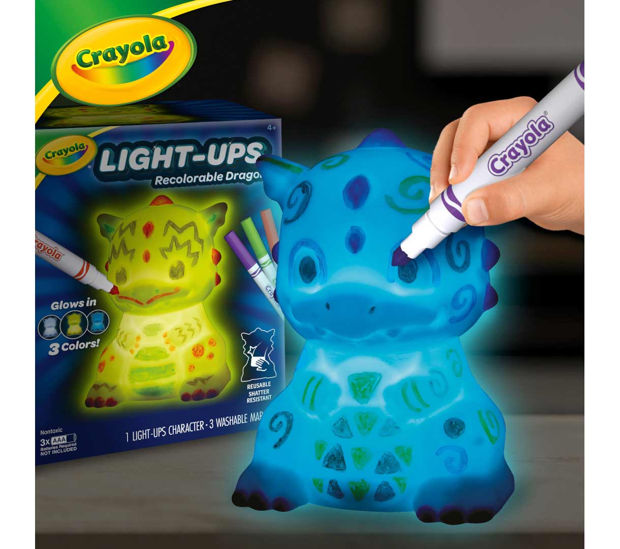 Light-Ups Recolorable Dragon