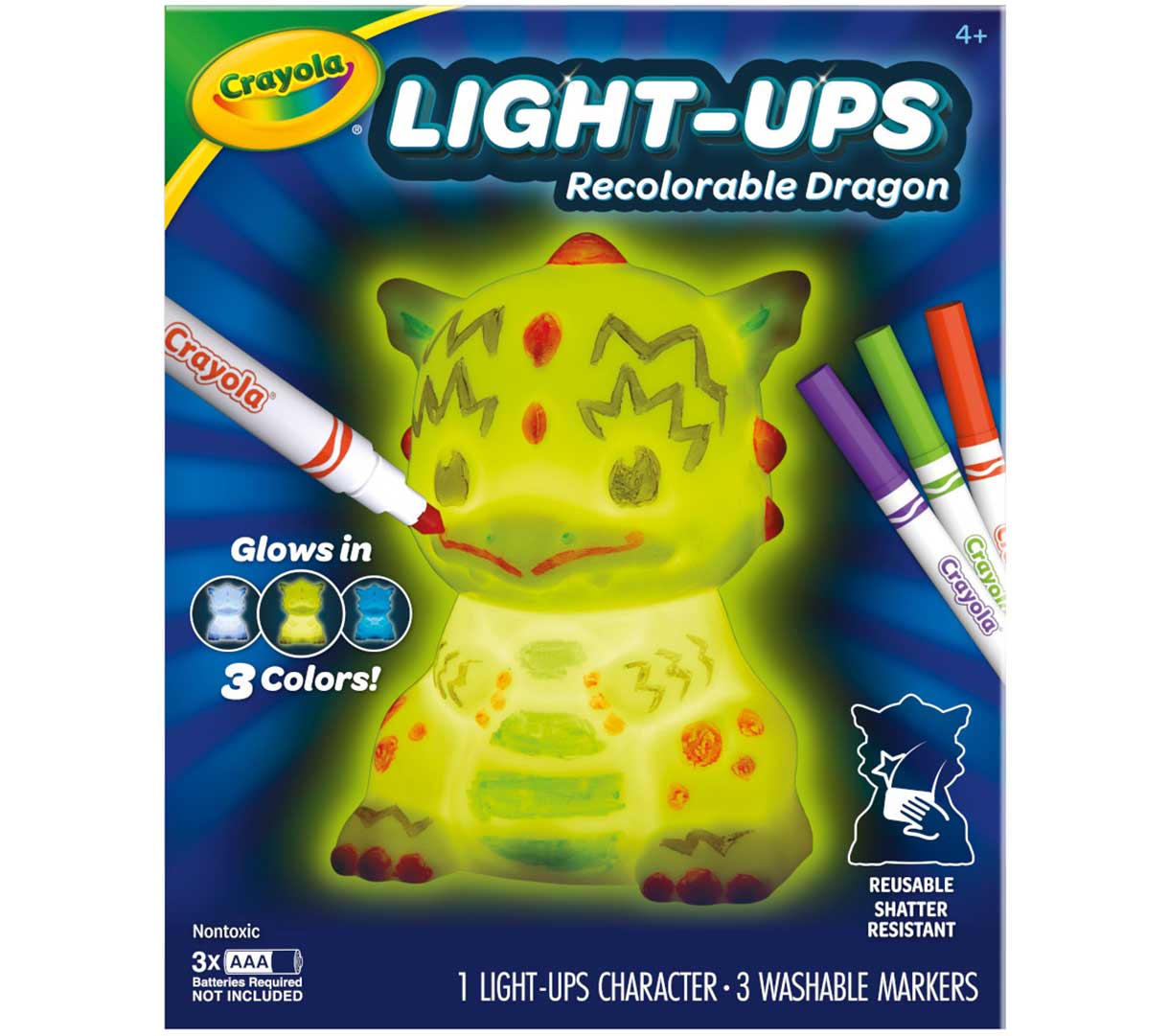 Light-Ups Recolorable Dragon