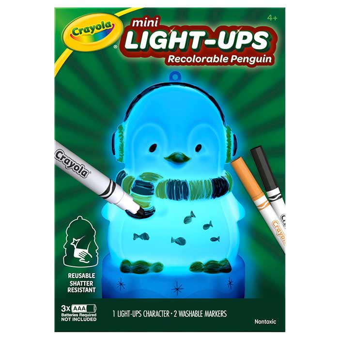 Mini Light-Ups Recolorable Penguin