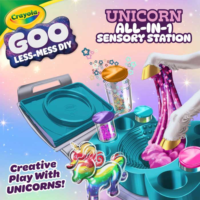 Crayola Goo All-In-1 Unicorn Sensory Station
