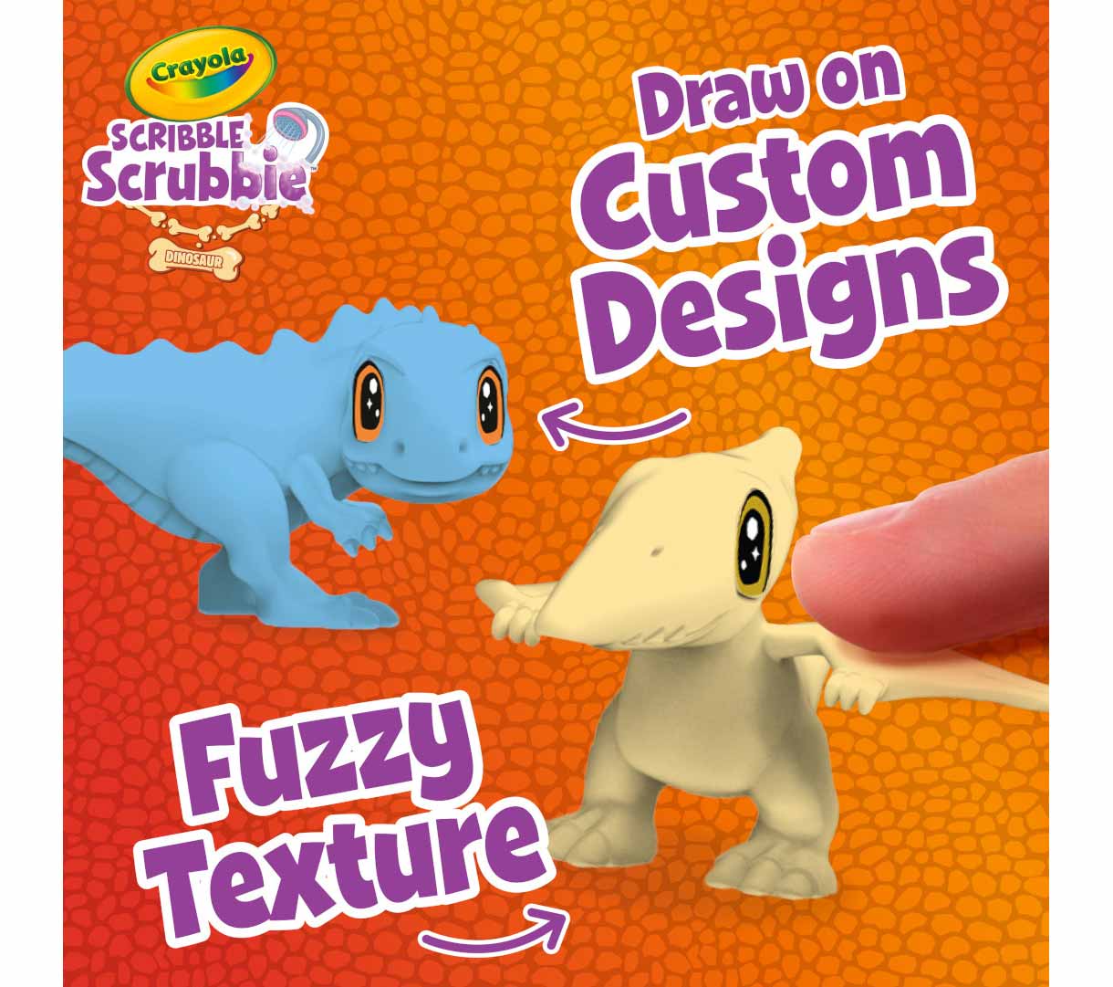 Scribble Scrubbie Pets Dinosaur Glow Pack