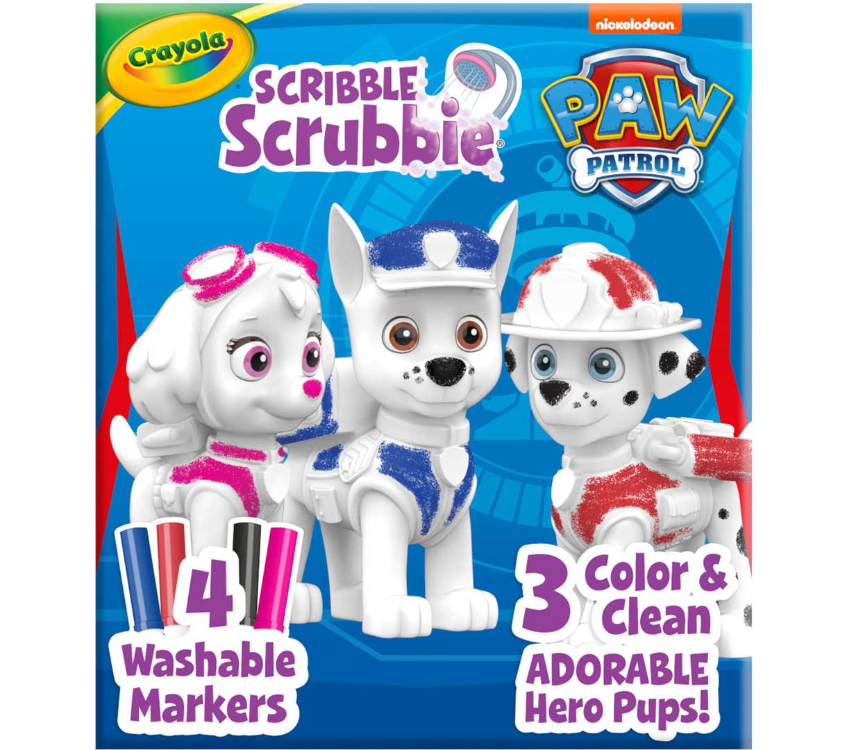Scribble Scrubbie PAW Patrol 3 count