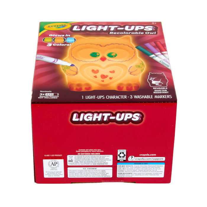 Light-Ups Recolorable Owl