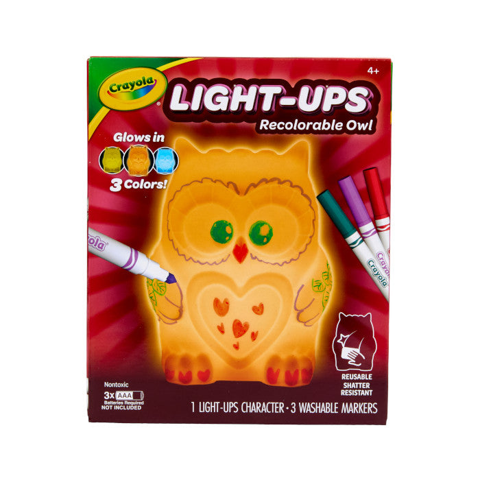Light-Ups Recolorable Owl