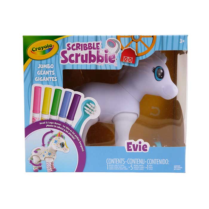 Scribble Scrubbie Jumbo Pet Big Evie