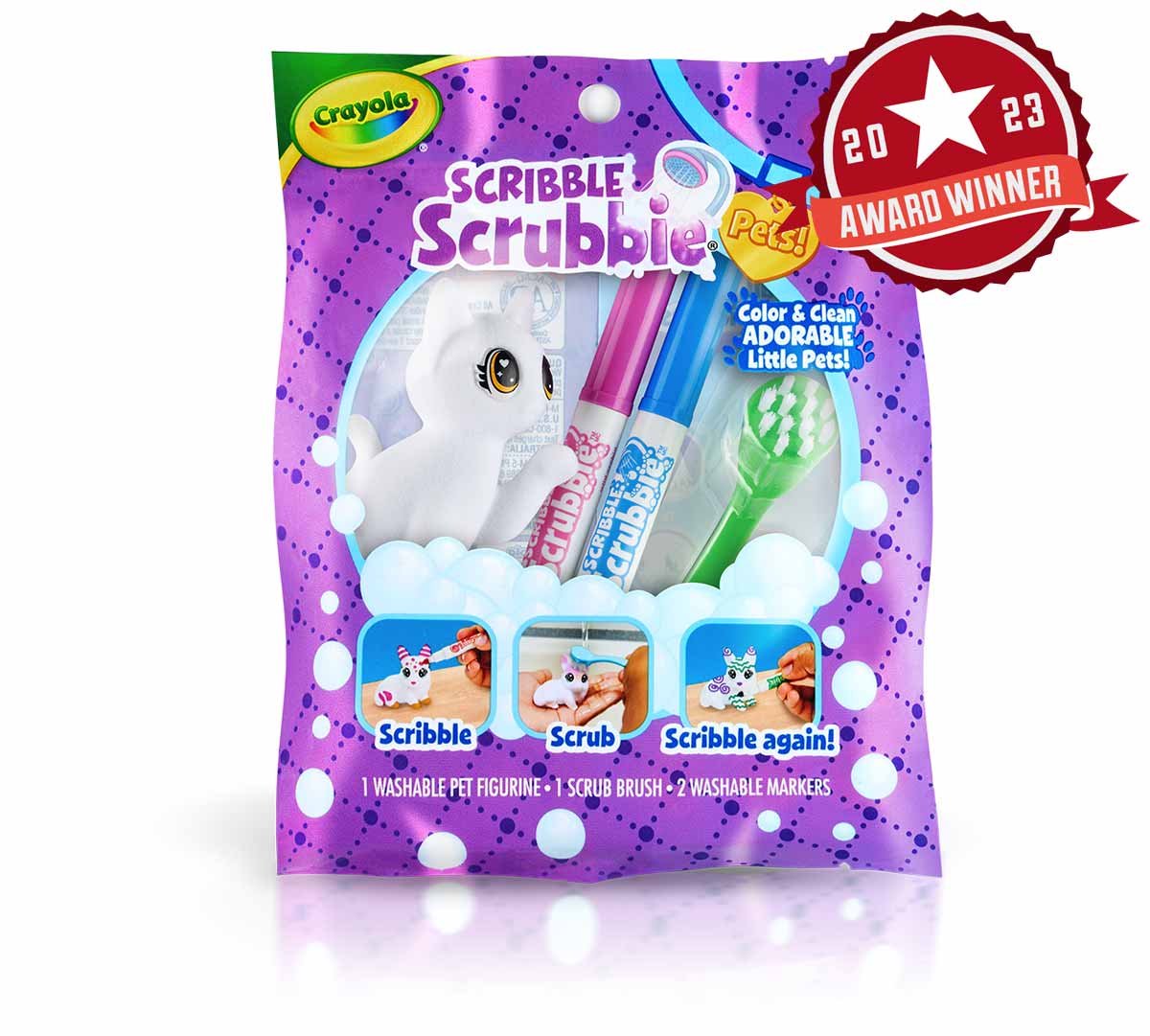 Scribble Scrubbie Pets 1 count