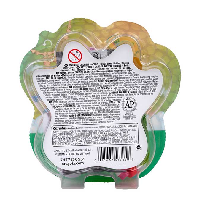Scribble Scrubbie Dinosaur Mini Tub Set