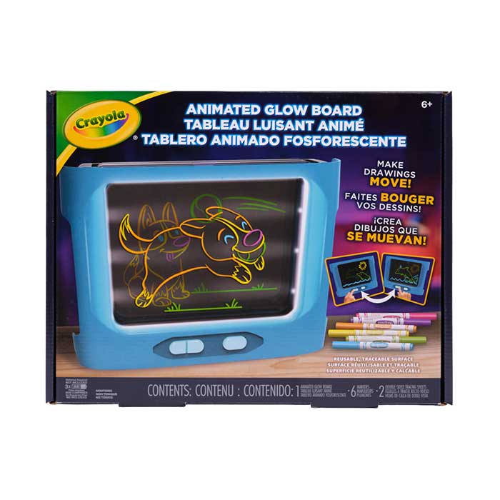 Animated Glow Board Dual-Screen Drawing Board with Animation