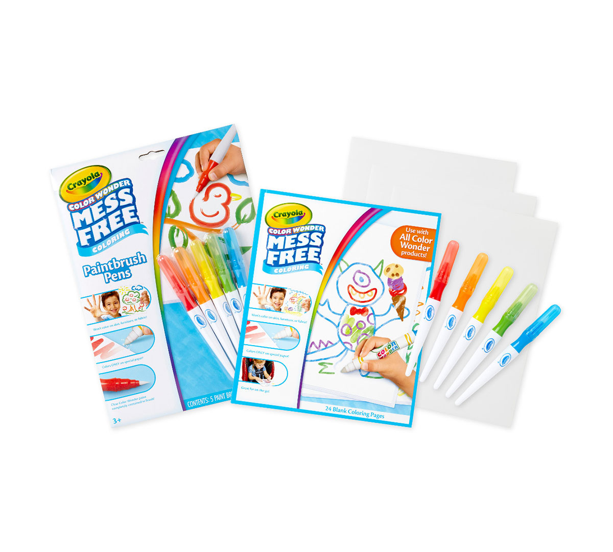Color Wonder Mess Free Paintbrush Pens &amp; Paper 