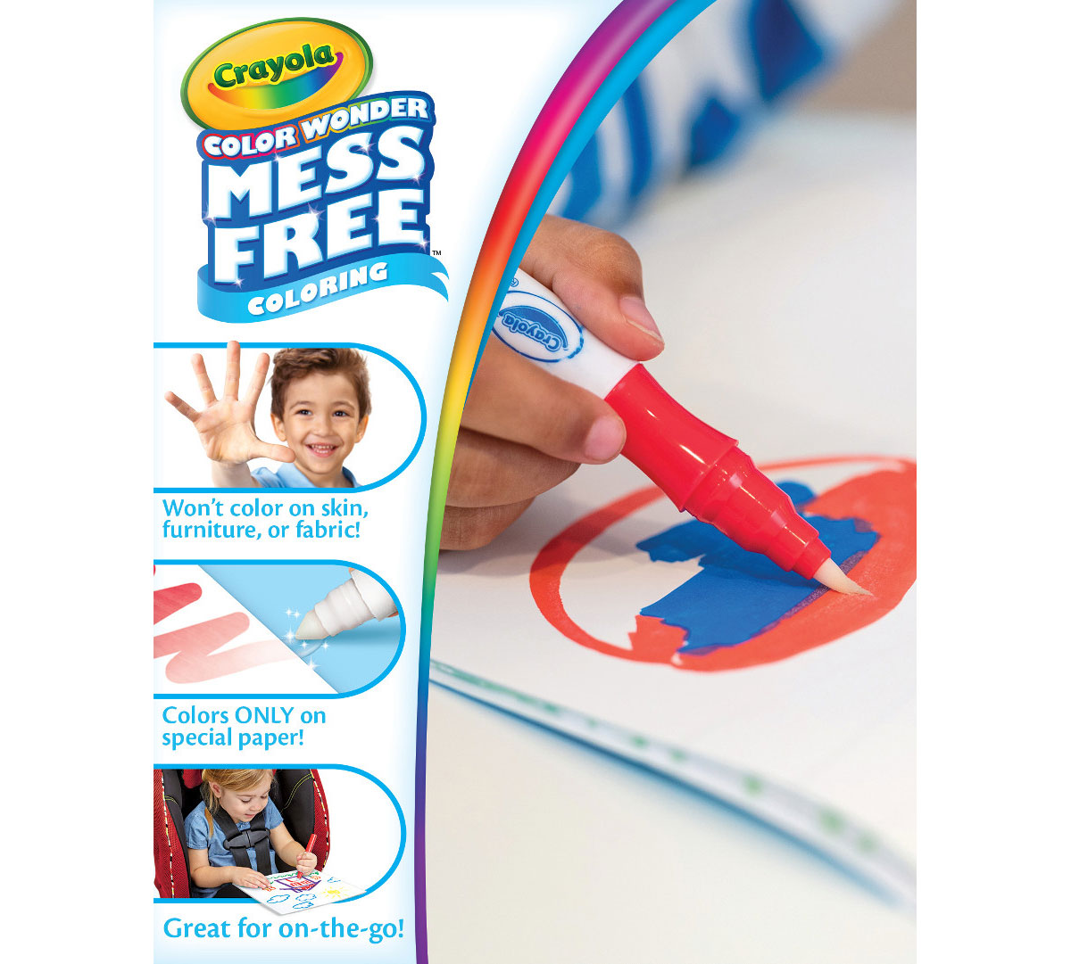 Color Wonder Mess Free Paintbrush Pens &amp; Paper 