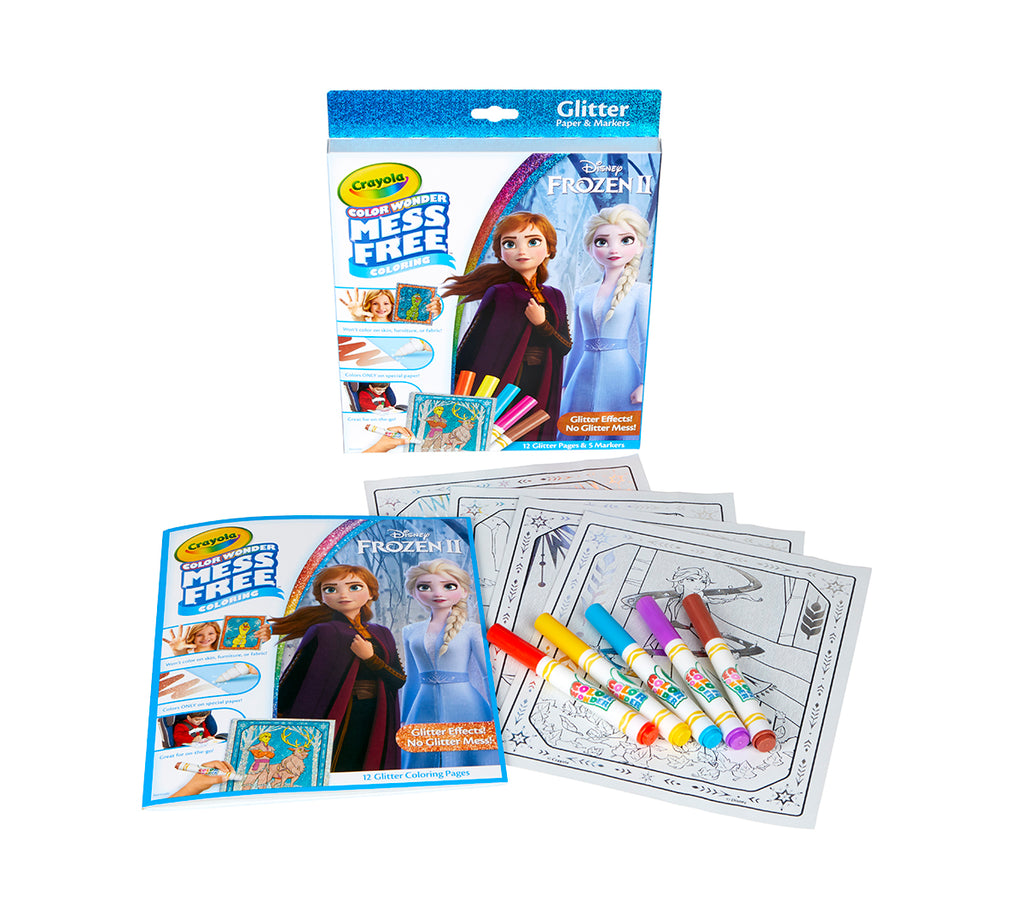 Color Wonder Mess Free Frozen 2 Glitter Effects Set