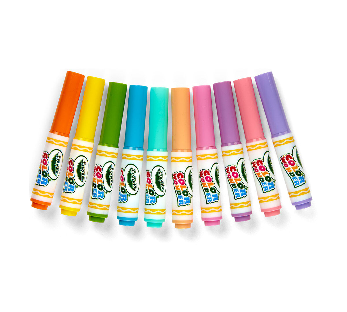 Color Wonder Mess Free Mini Markers Pastel Colors 10 Count