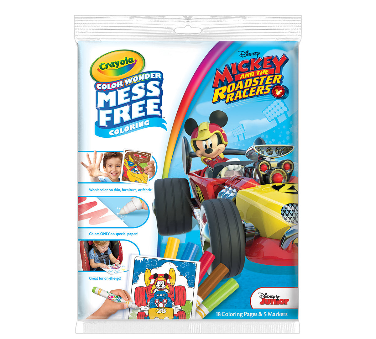 Color Wonder Mess Free Coloring Pad &amp; Markers Mickey and the Roadster Racers