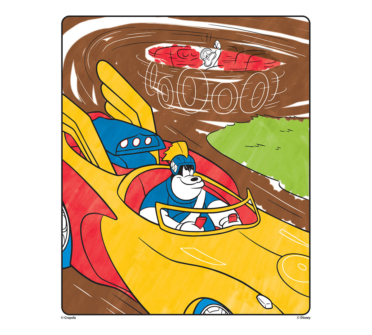 Color Wonder Mess Free Coloring Pad &amp; Markers Mickey and the Roadster Racers