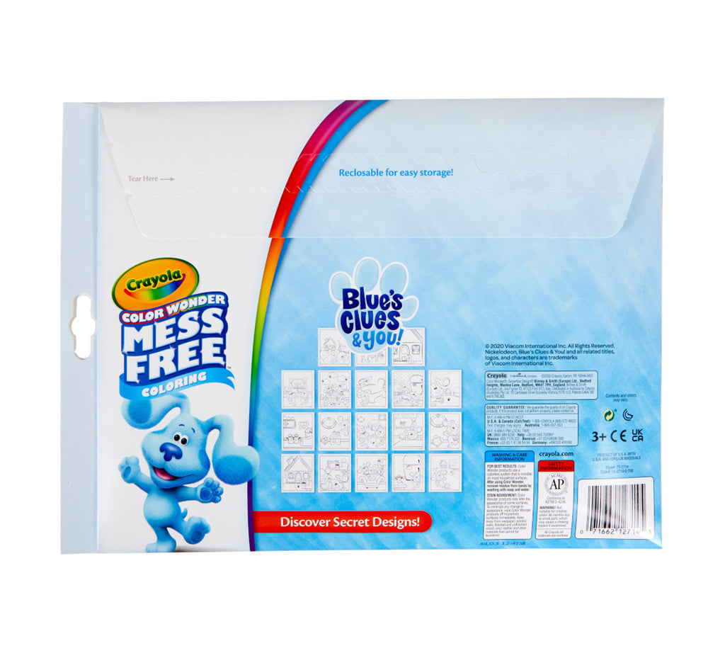 Color Wonder Mess Free Blue's Clues Coloring Set