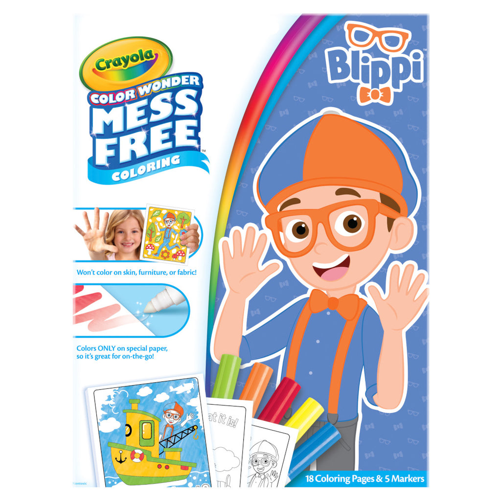 Color Wonder Mess Free Blippi Coloring Set