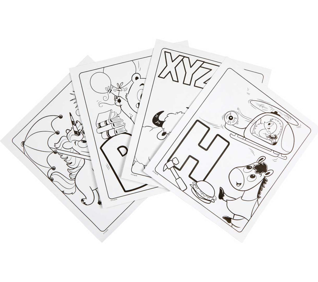 Color Wonder Mess Free Alpha Pets Coloring Pages &amp; Markers
