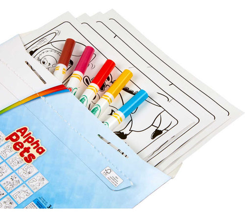 Color Wonder Mess Free Alpha Pets Coloring Pages &amp; Markers