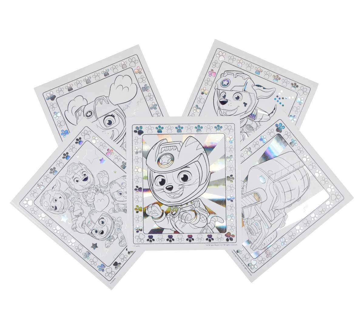 Color Wonder Mess Free Metallic Paw Patrol Coloring Pages &amp; Markers