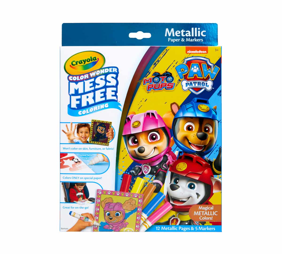 Color Wonder Mess Free Metallic Paw Patrol Coloring Pages &amp; Markers