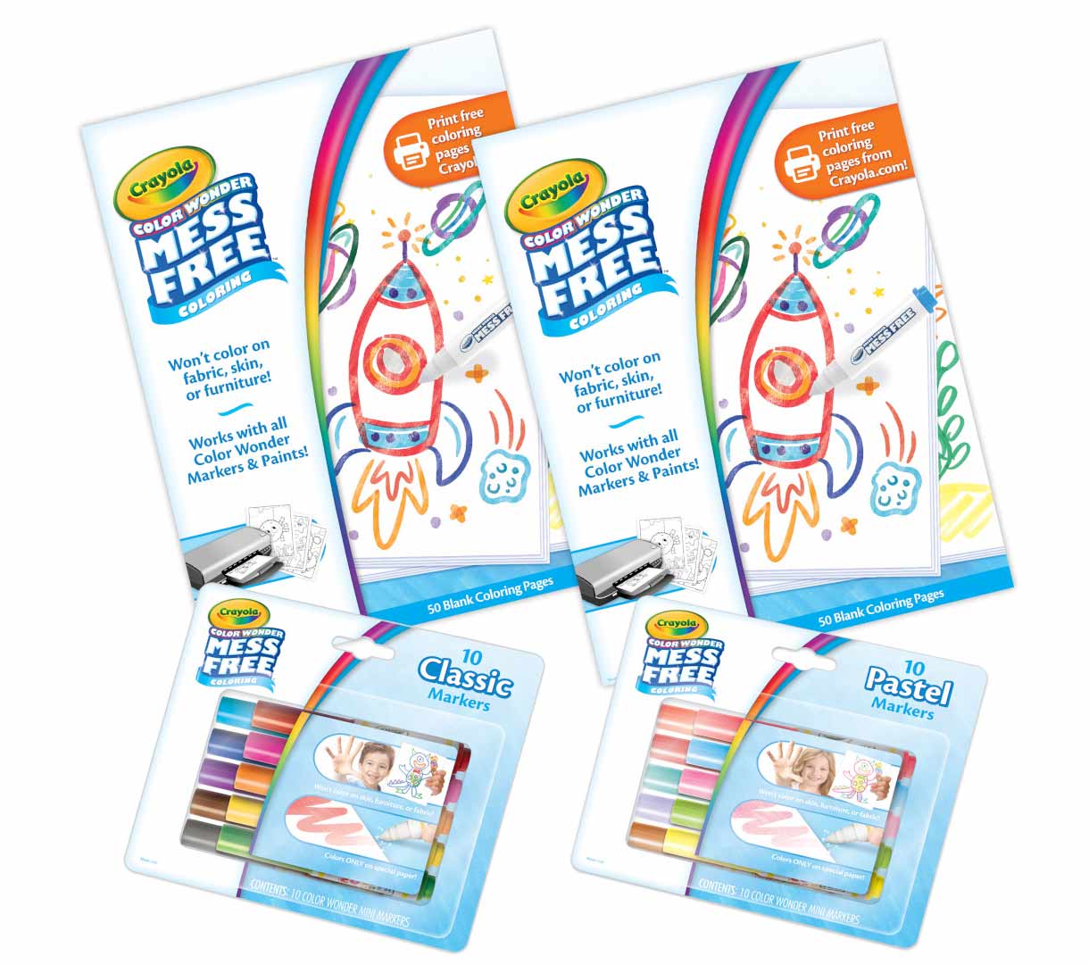 Color Wonder Mess Free Coloring Refill Set