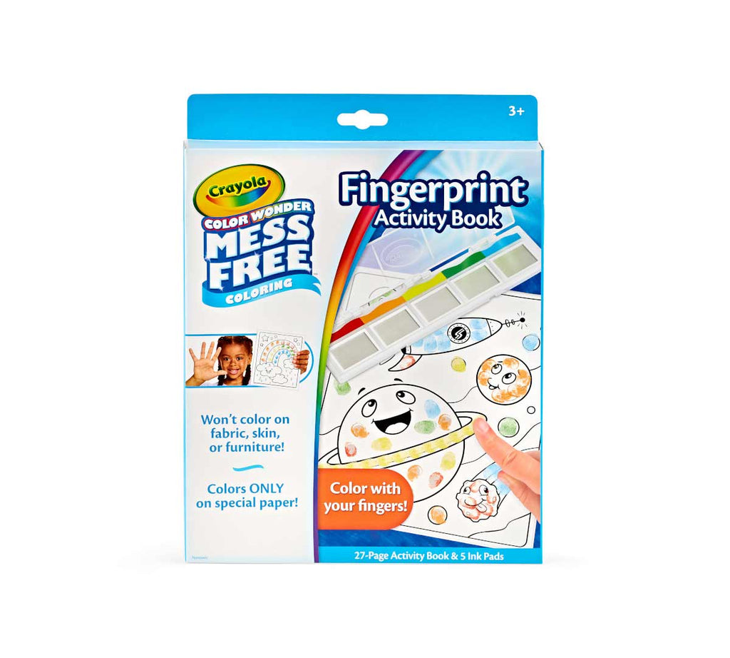 Color Wonder Mess Free Finger Painting Activity Book